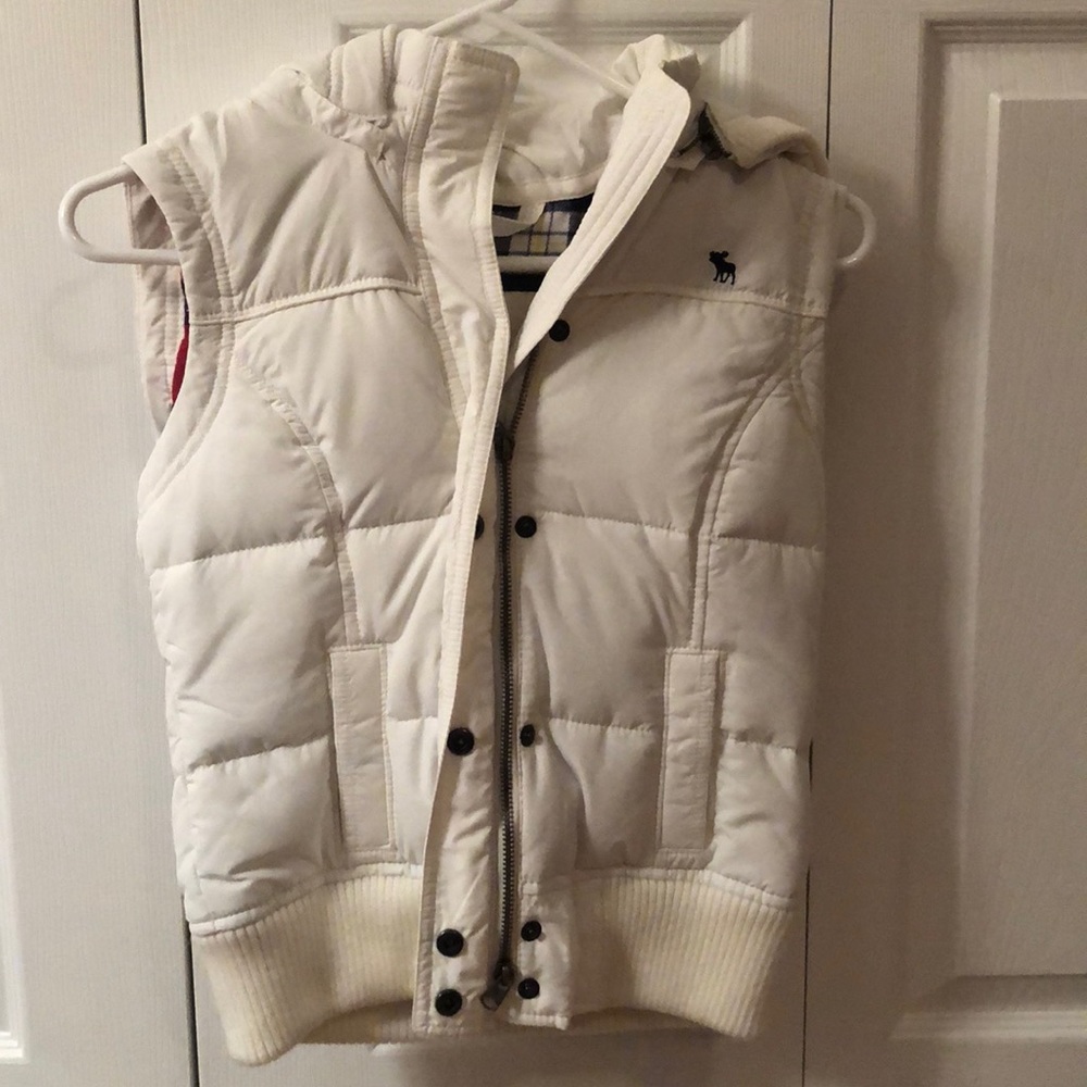 White Hooded Vest
